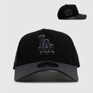 New Era Black and Gray Los Dodgers SnapBack
